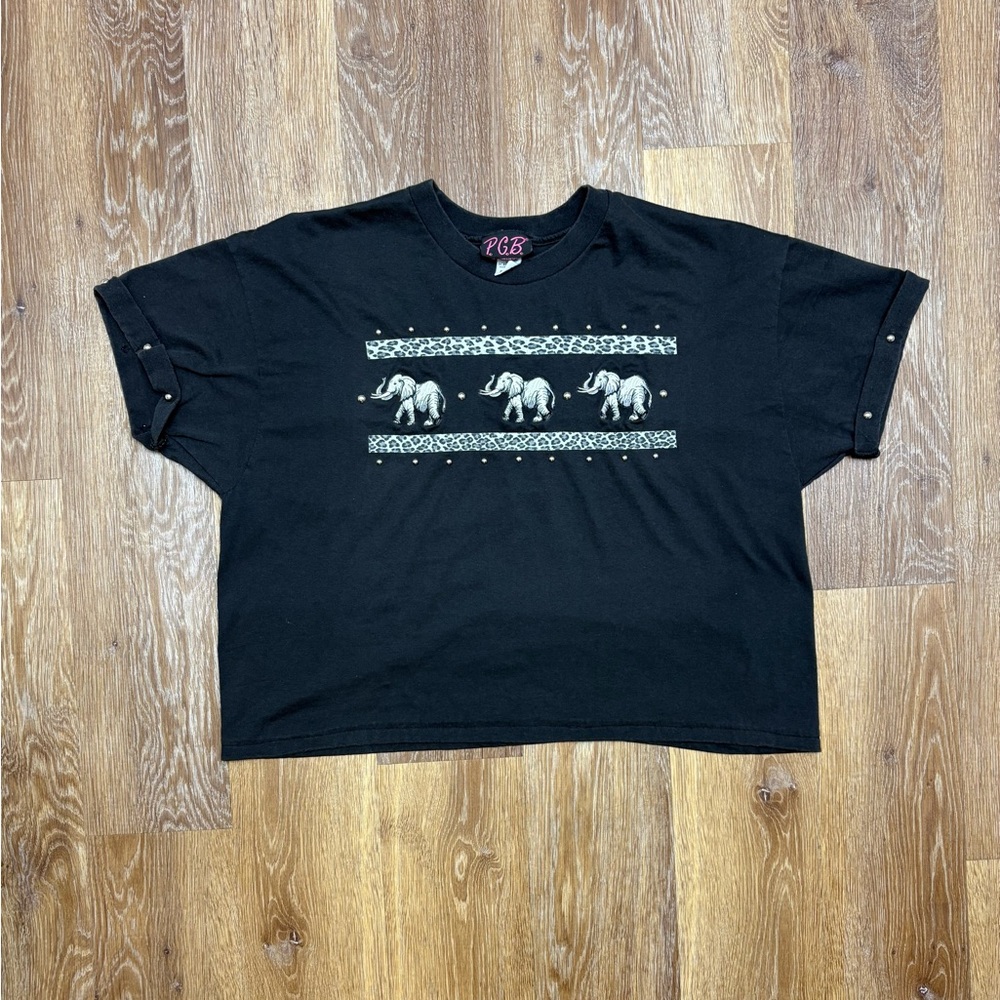 P.G.B women’s elephant crop top